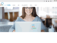 Tablet Screenshot of openredu.org
